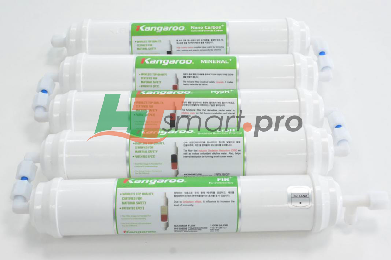 Hệ lõi chức năng của máy lọc nước hydrogen Kangaroo KG100HA KV