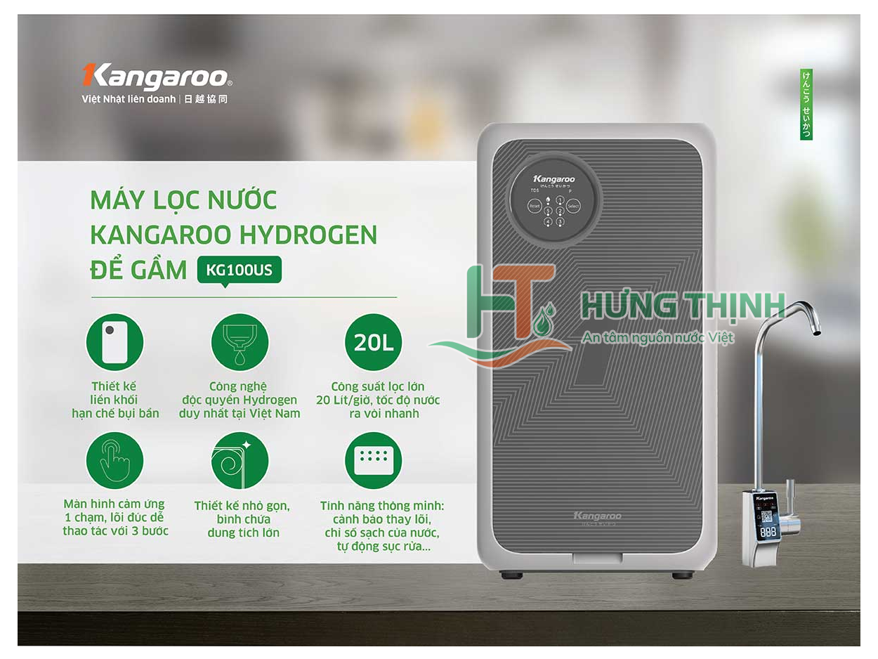 Máy lọc nước Kangaroo Hydrogen KG100US
