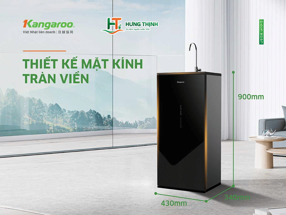 Thiết kế mặt kính tràn viền của KGHP10V4 tạo nên vẻ đẹp hiện đại, sang trọng