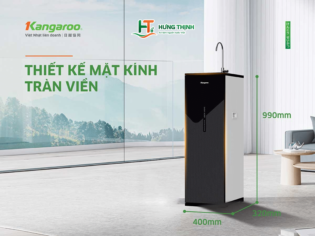 Thiết kế SLIM nhỏ gọn – Mặt kính tràn viền vô cực