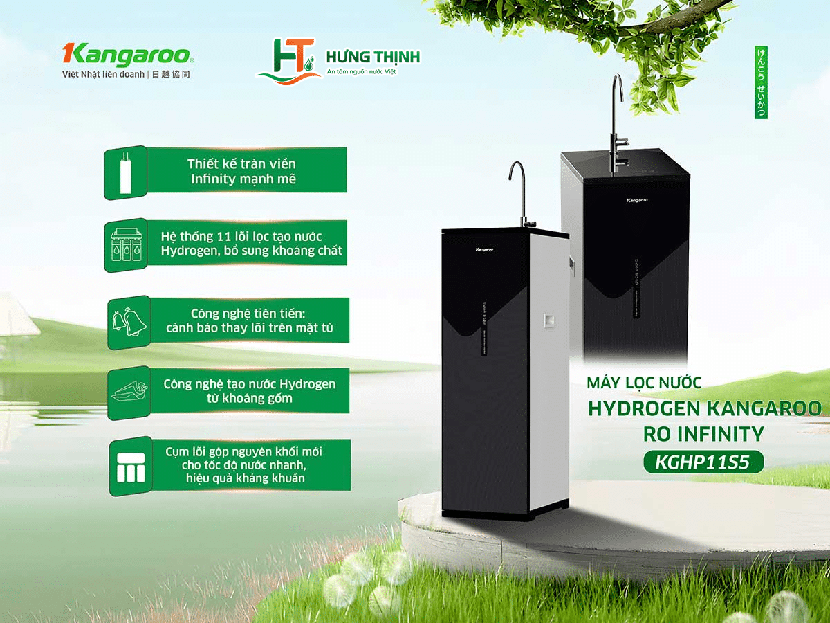 Máy lọc nước Kangaroo Hydrogen Infinity KGHP11S5