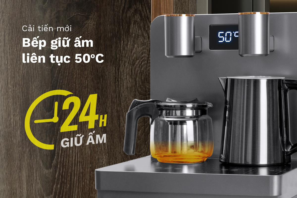 Cây nước nóng lạnh kết hợp bàn pha trà, cafe FujiE TBH1332E