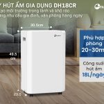 Máy hút ẩm dân dụng Fujihaia DH18CR