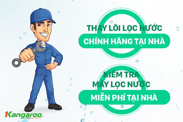 Kiểm tra, thay lõi lọc chính hãng tại nhà