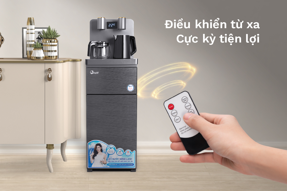 Cây nước nóng lạnh kết hợp bàn pha trà, cafe FujiE TBH1332E