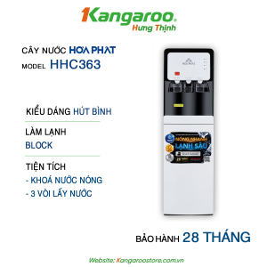Kangaroo Hưng Thịnh – Tổng Kho Kangaroo Chính Hãng|Cây nước nóng lạnh hút bình Hòa Phát HHC363