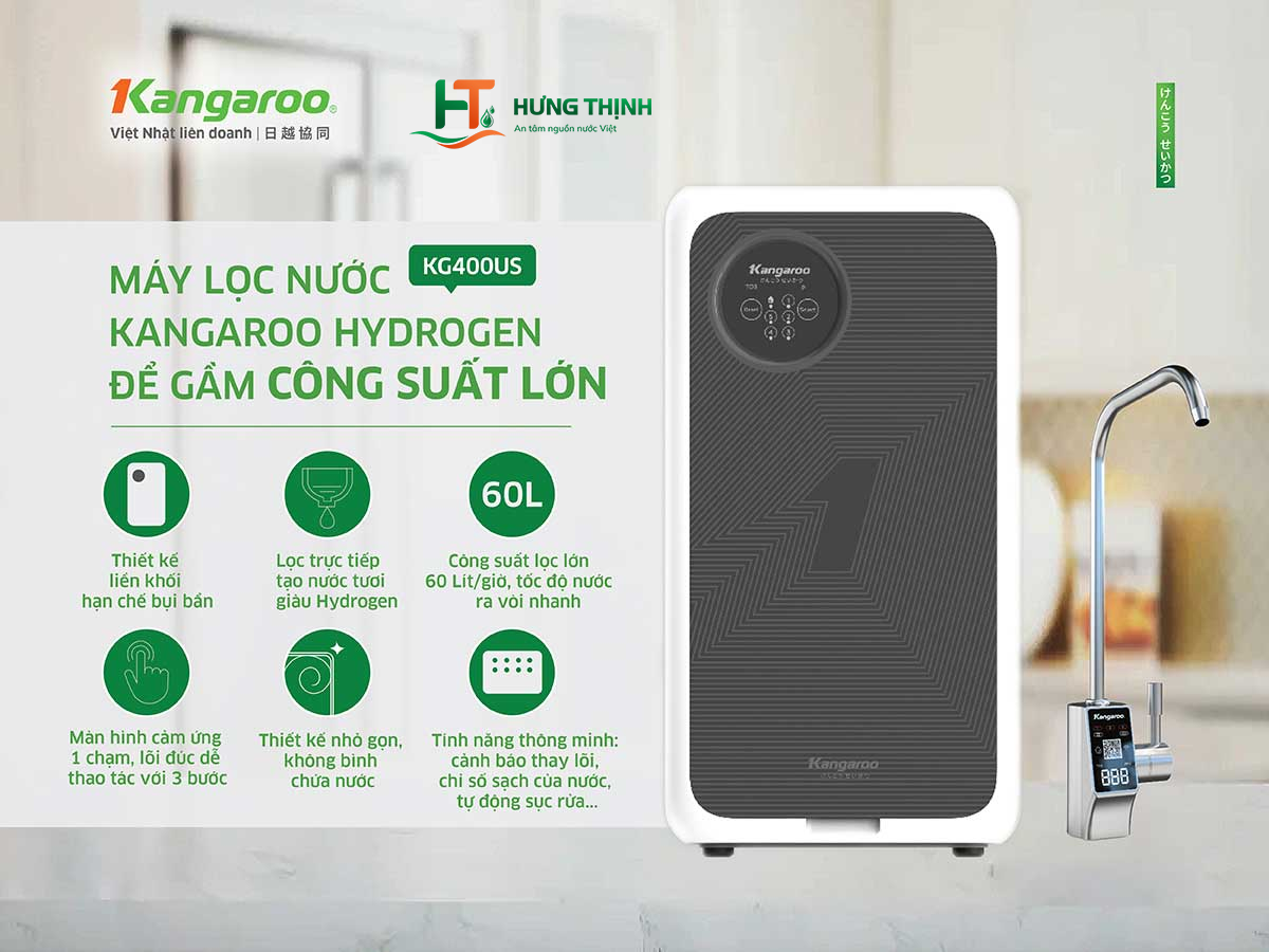Máy lọc nước Kangaroo Hydrogen KG400US