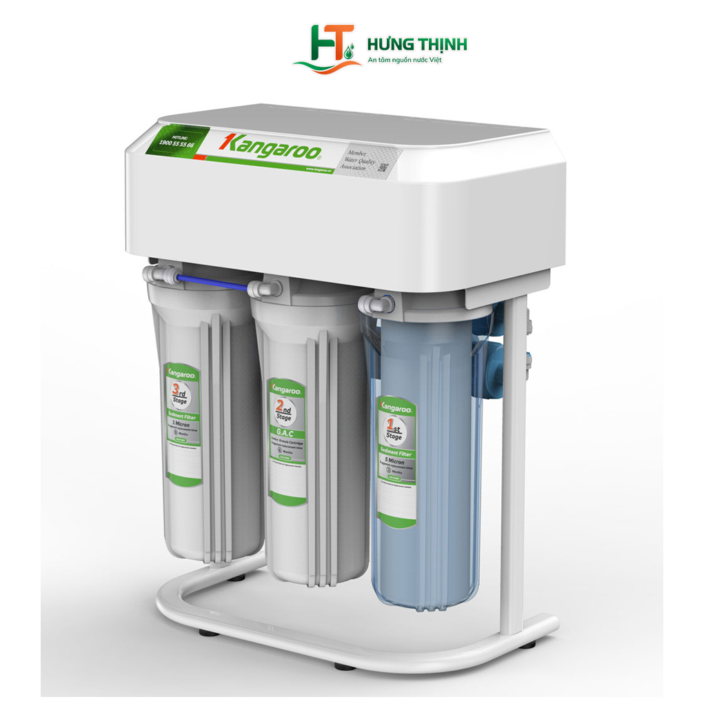 Máy lọc nước Kangaroo chân quỳ KGRP68EC sử dụng 6 cấp lọc