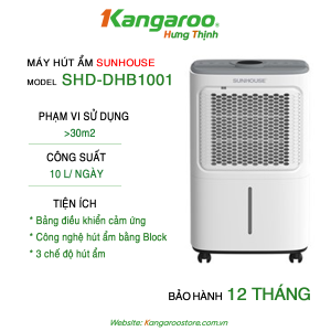 Kangaroo Hưng Thịnh – Tổng Kho Kangaroo Chính Hãng|Máy Hút Ẩm Sunhouse SHD-DHB1001