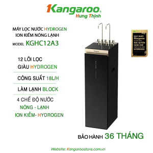 Máy lọc nước Kangaroo Hydrogen ion kiềm nóng lạnh KGHC12A3