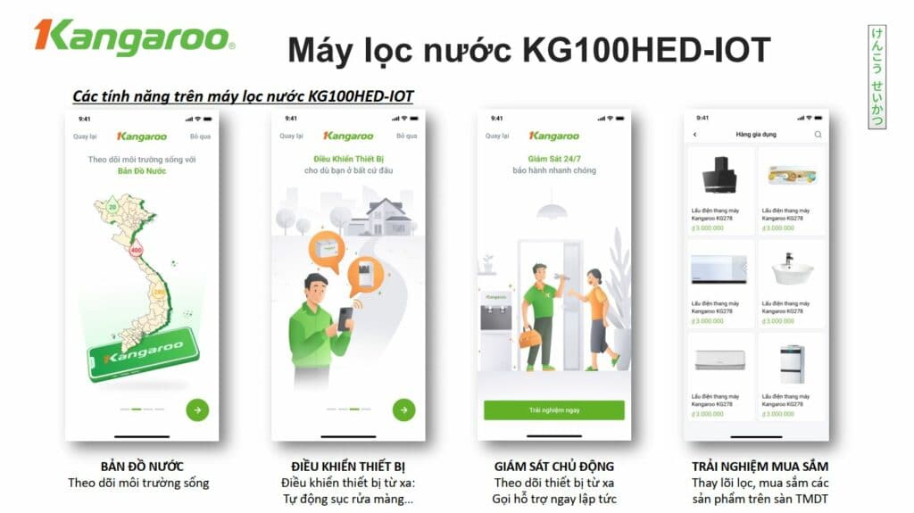 Máy lọc nước Kangaroo mới nhất