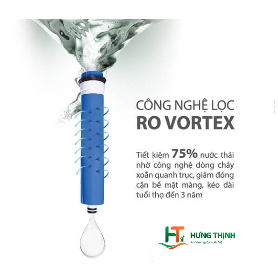 Máy lọc nước Kangaroo KGRP99 sử dụng màng RO Vortex