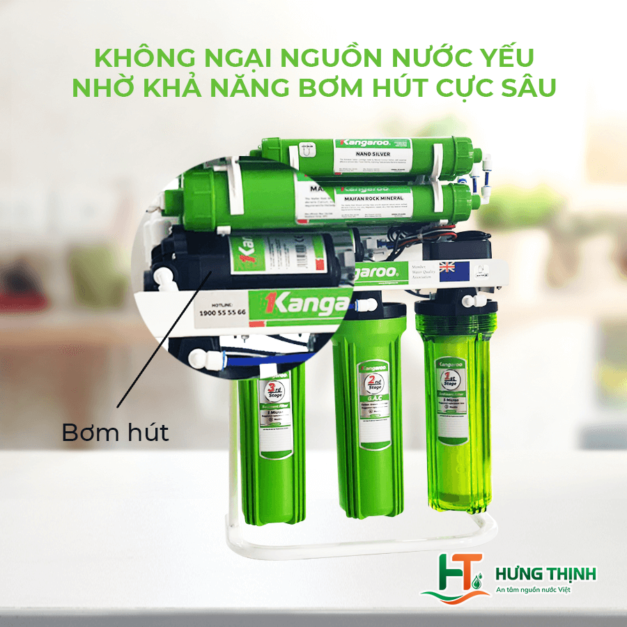 KGRP99 không ngại nguồn nước yêu nhờ khả năng bơm hút cực sâu