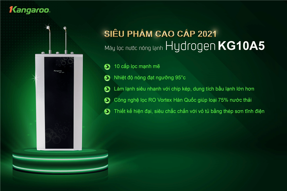 Máy lọc nước Kangaroo Hydrogen 2 vòi KG10A5