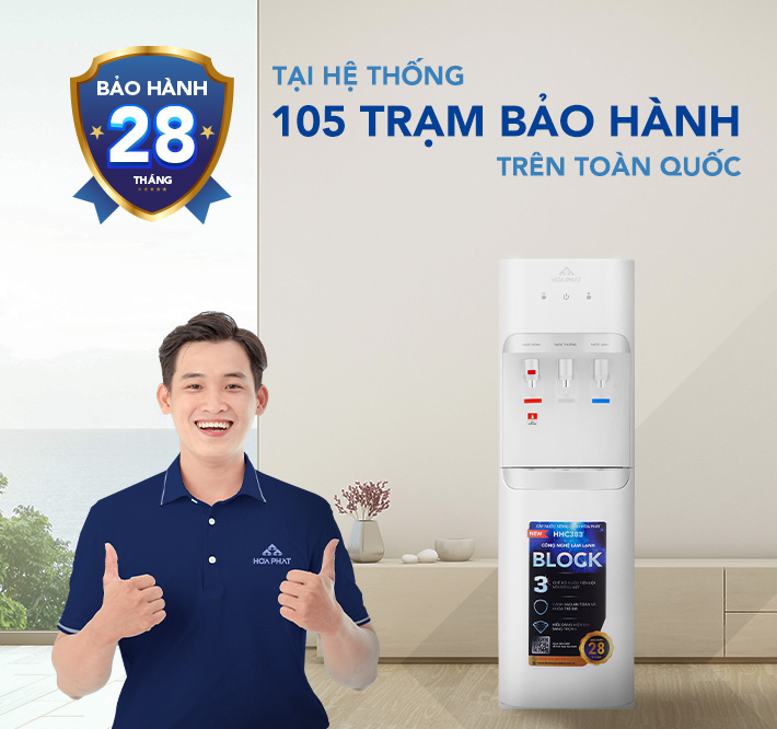 Cây nước HHC383 bảo hành 28 tháng