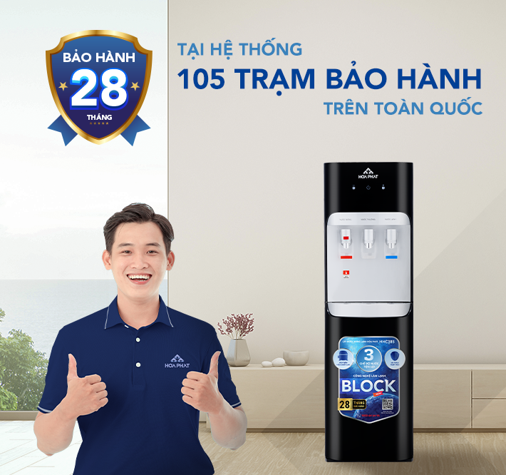 Cây nước Hóa phát HHC385 bảo hành 28 tháng