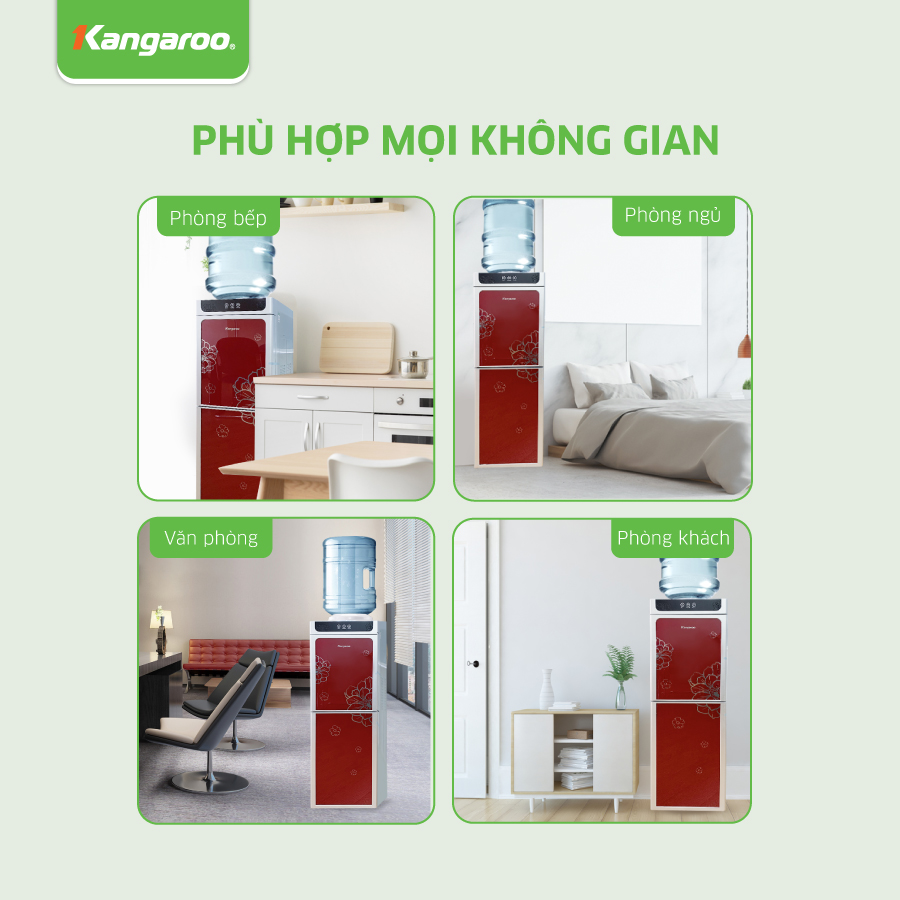 Cây nước nóng lạnh Kangaroo KG40N Phù hợp với mọi không gian