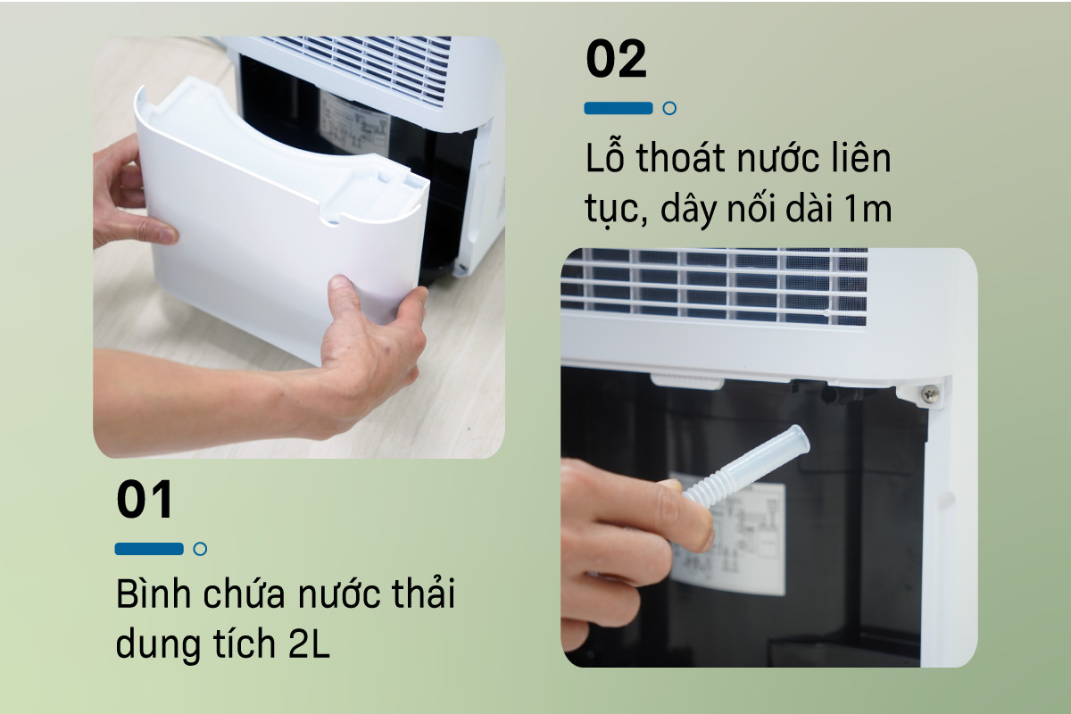 Máy hút ẩm dân dụng Fujihaia DH12W