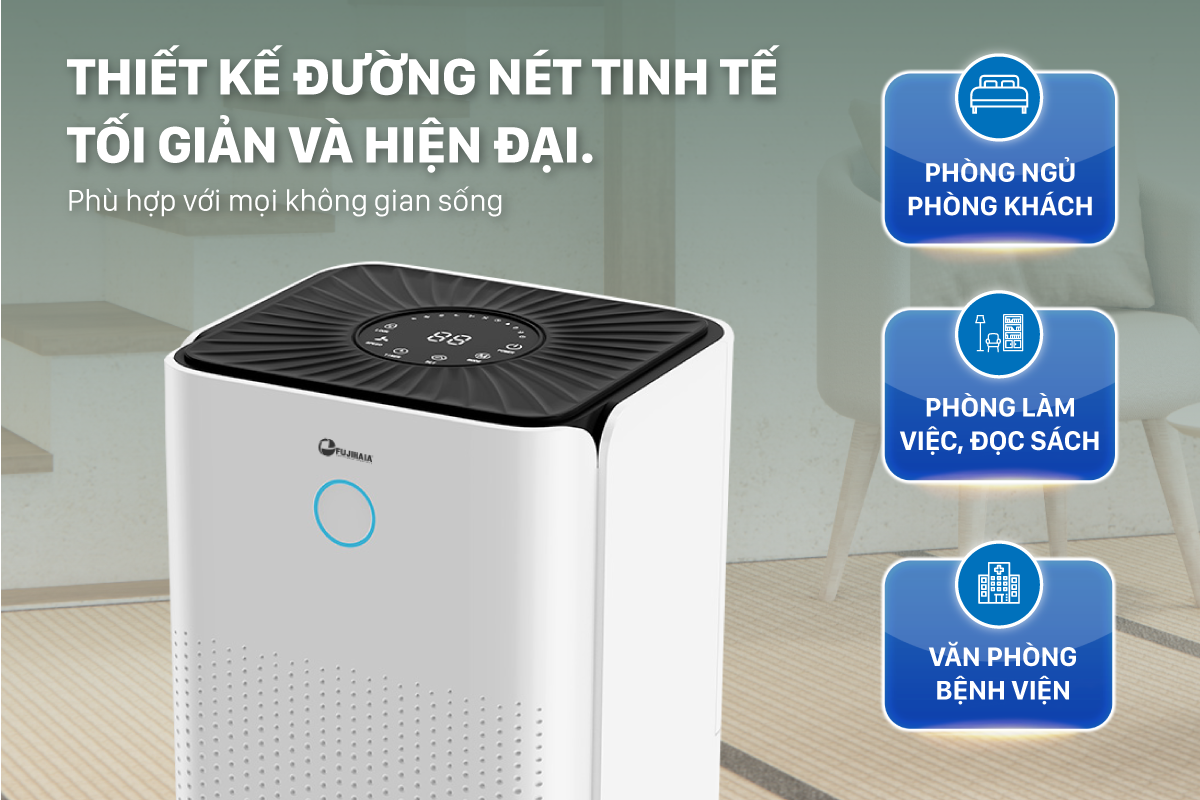 Máy hút ẩm dân dụng Fujihaia DH12W