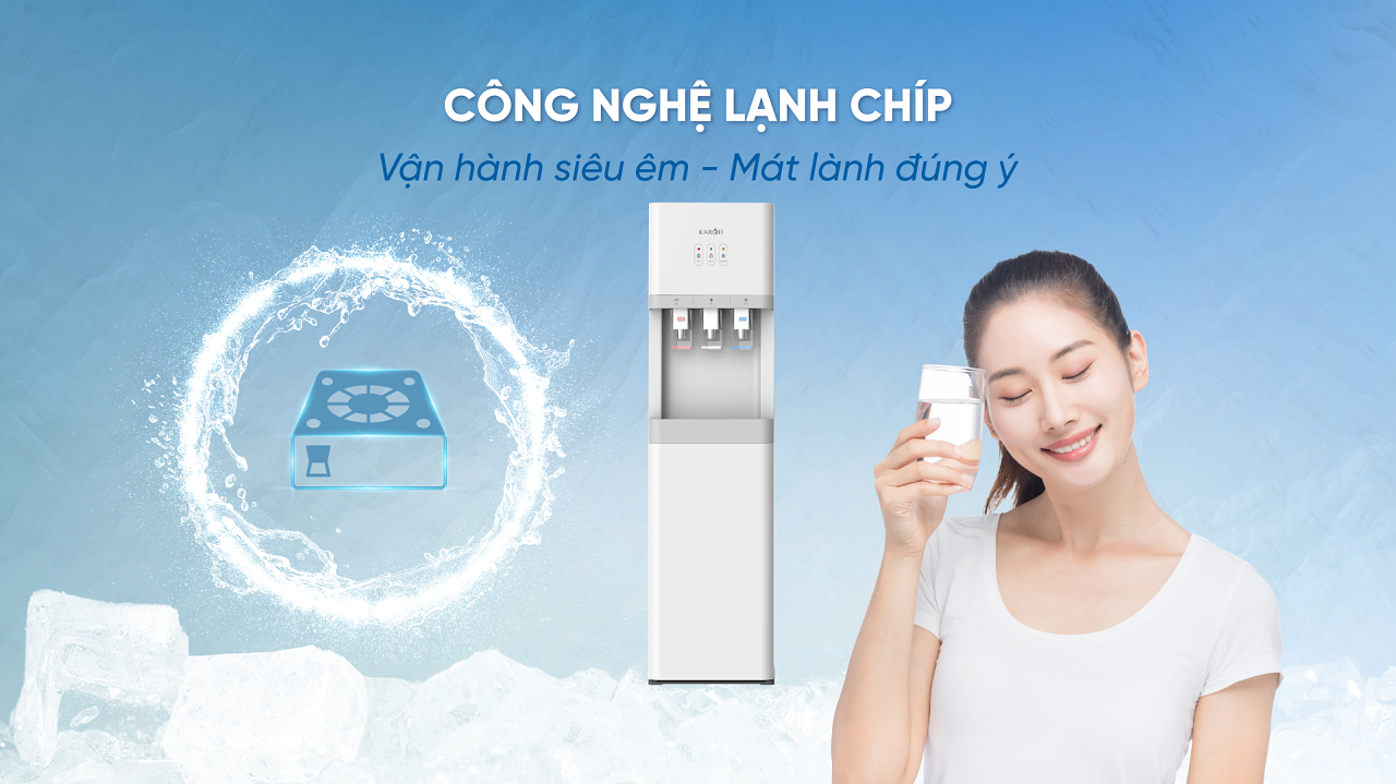 Công nghê lạnh chíp vận hành siêu êm- mát lạnh đúng ý