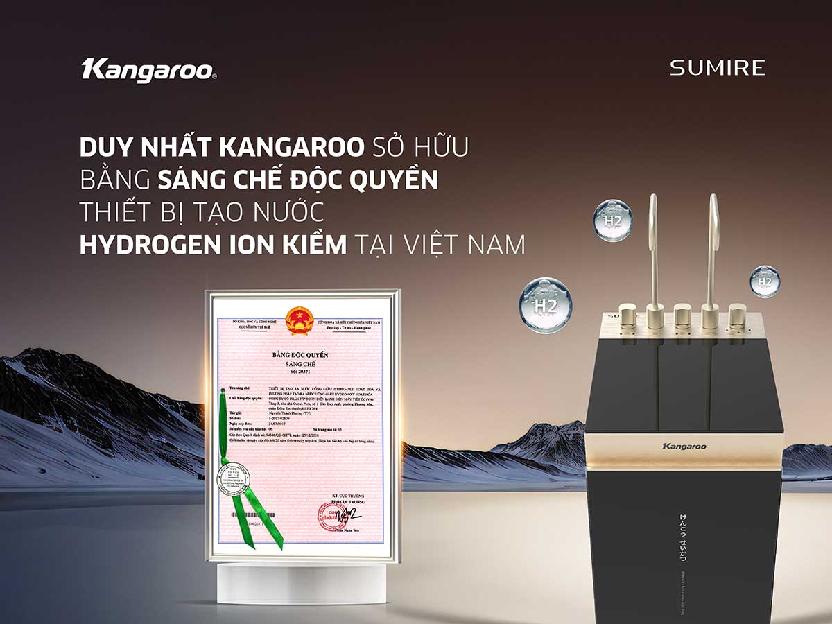 Kangaroo Hưng Thịnh – Tổng Kho Kangaroo Chính Hãng | So sánh máy lọc nước Sumire Hydrogen ion kiềm nóng lạnh của Kangaroo: