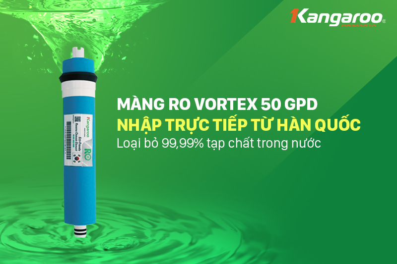 Máy lọc nước RO nóng nguội lạnh Kangaroo KG10A3 Màng RO Vortex