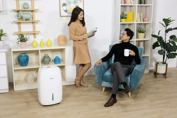 Sản phẩm có công suất hút ẩm 20 lít/ngày (trong điều kiện nhiệt độ 30 độ C và độ ẩm 80%)