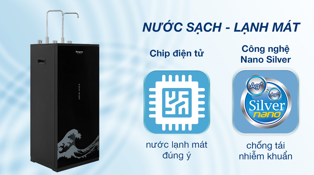 Máy lọc nước RO nóng nguội lạnh Kangaroo KG10A12 10 lõi - Công nghệ