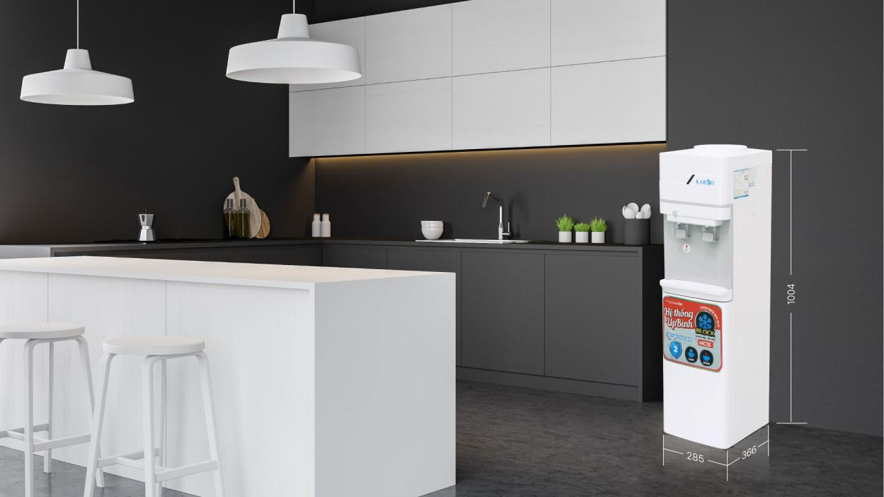 Cây nước nóng lạnh Karofi HC15 - Thiết kế tinh tế 