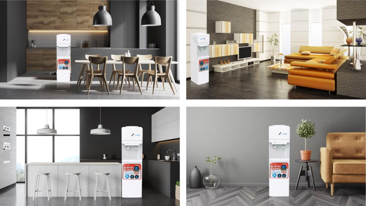 Cây nóng lạnh úp bình Karofi HC15