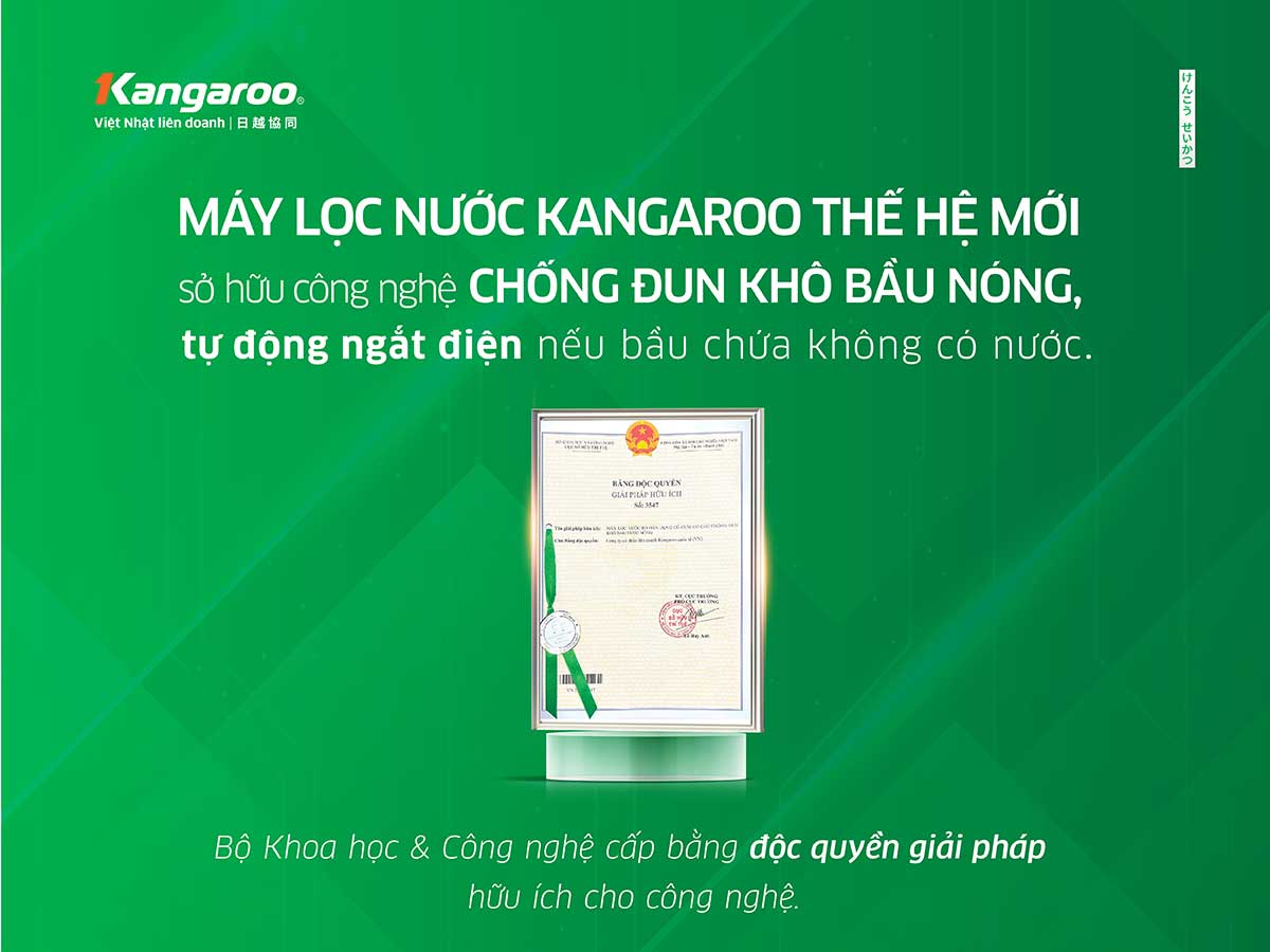 KG10A20 sỡ hữu công nghệ chống đun khô bầu nóng