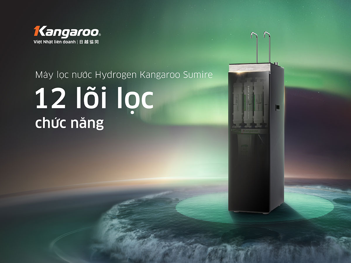 "Máy lọc nước Kangaroo Sumire Series 2024 đạt độ hoàn thiện chưa từng có trước đây"