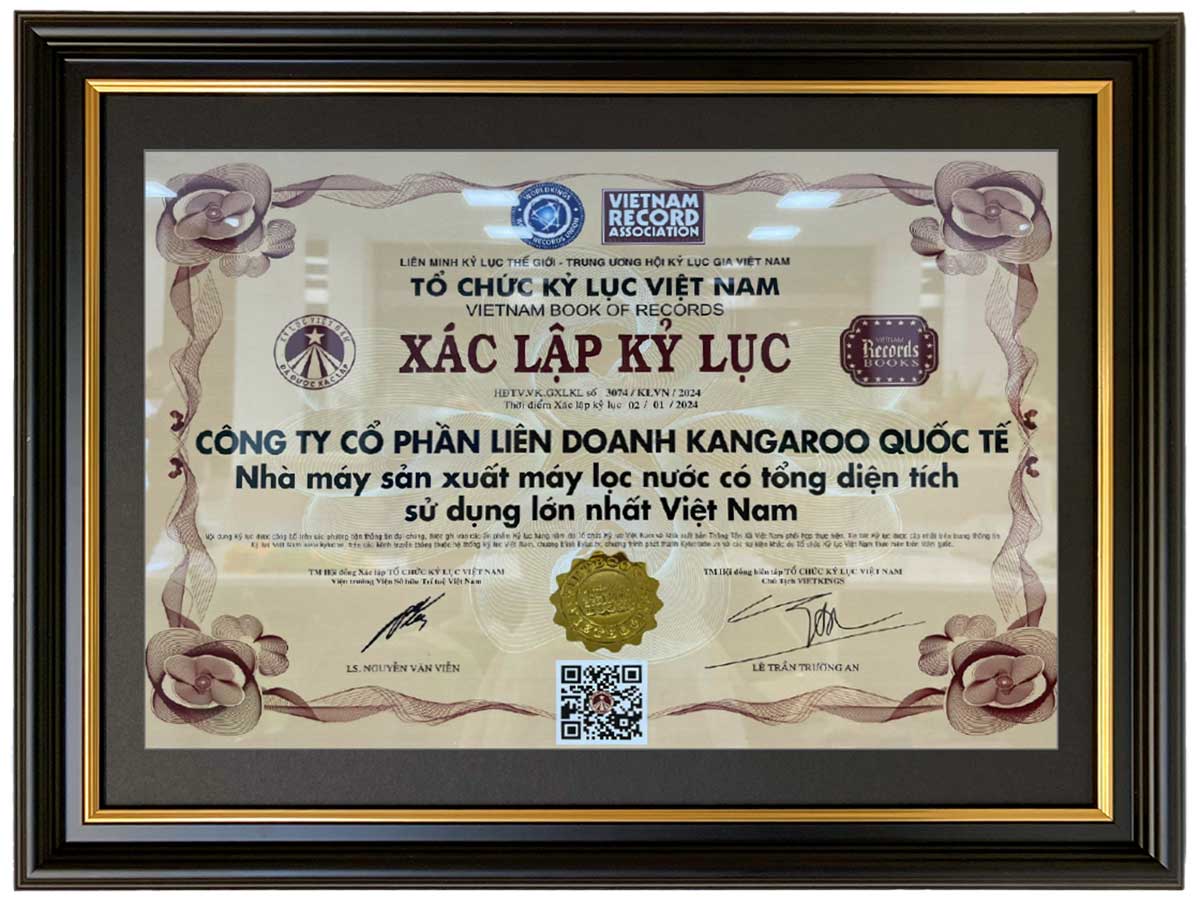 Series Máy lọc nước Kangaroo 2024 đạt độ hoàn thiện chưa từng có trước đây